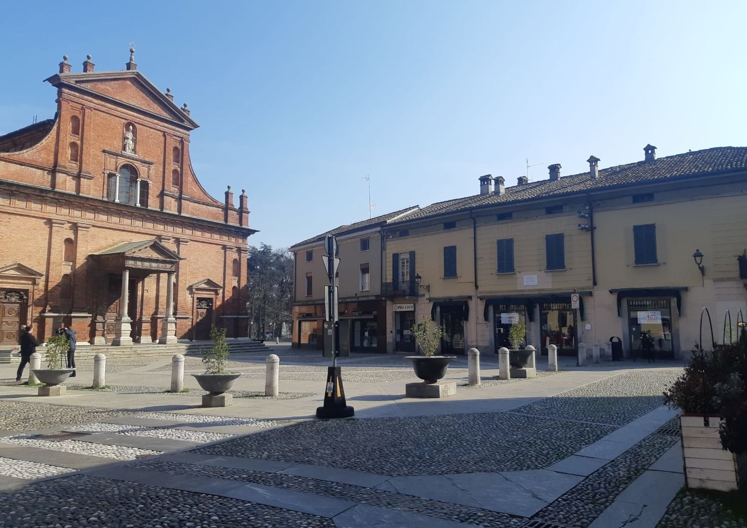 Un'immagine del centro di Codogno