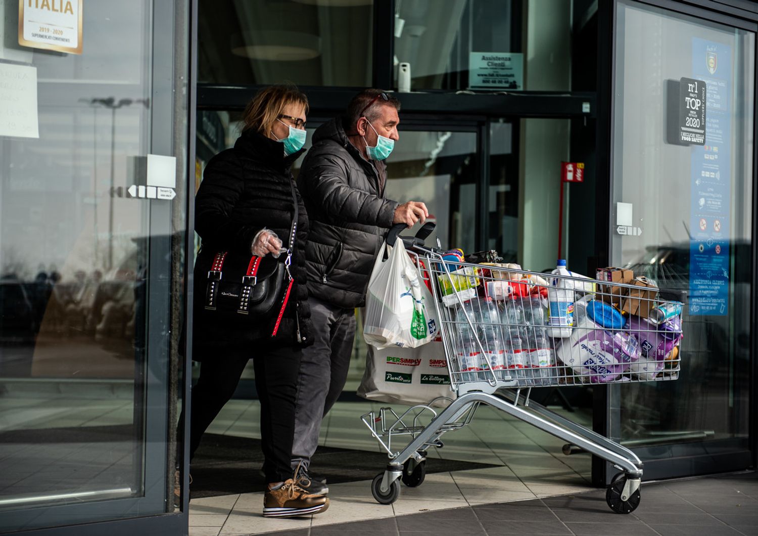 Un supermercato di Casalpusterlengo