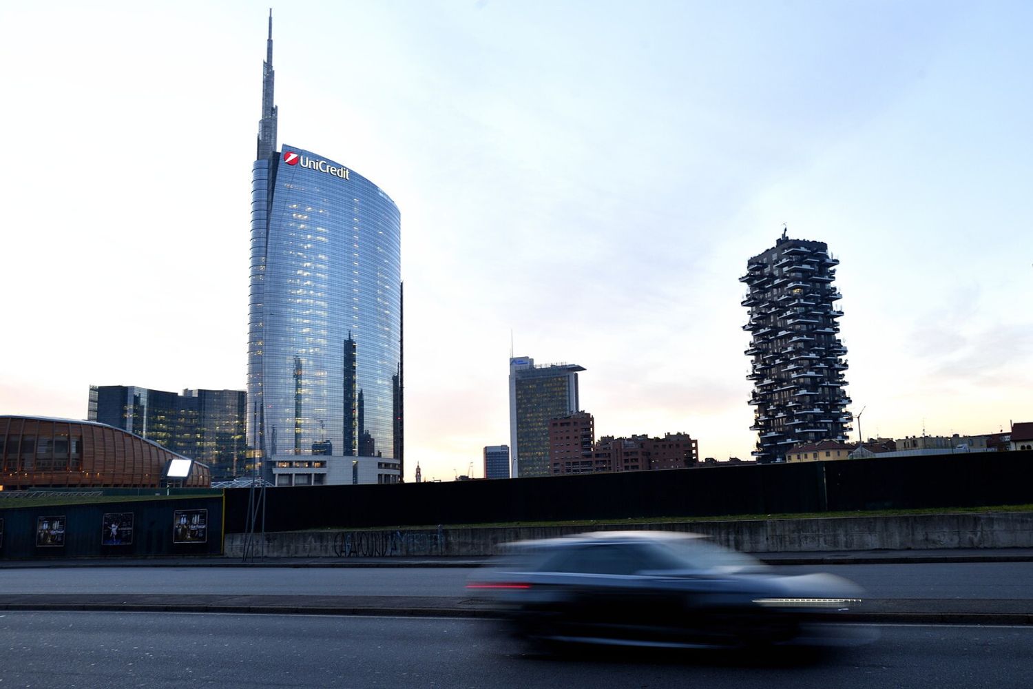 La torre Unicredit a Milano