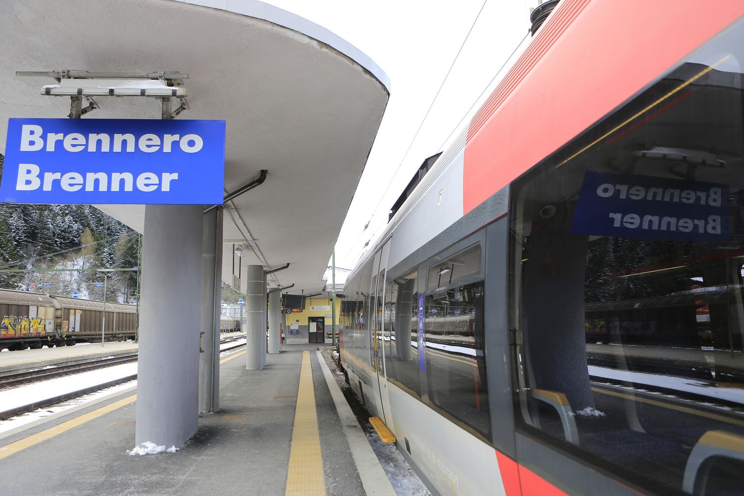 La stazione ferroviaria al Brennero