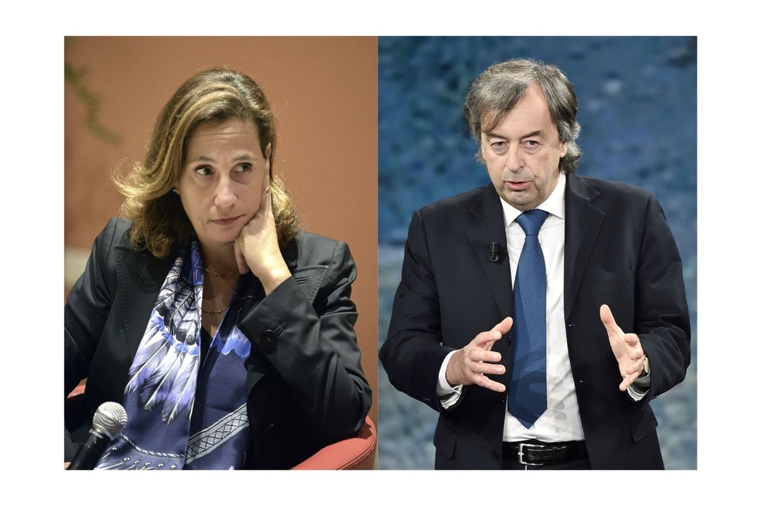 Ilaria Capua e Roberto Burioni