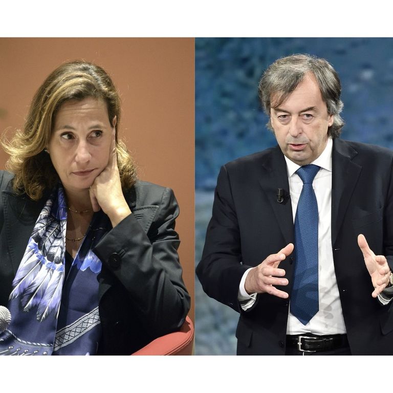 Ilaria Capua e Roberto Burioni