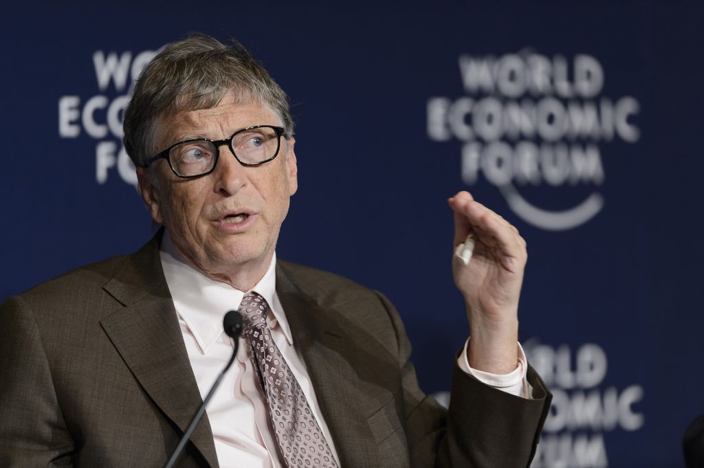 Bill Gates a Davos