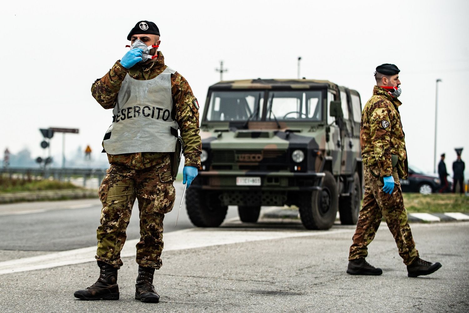 Posto di blocco a Colombina