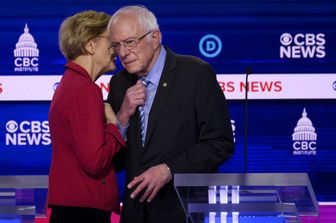 Elizabeth Warren e Bernie Sanders