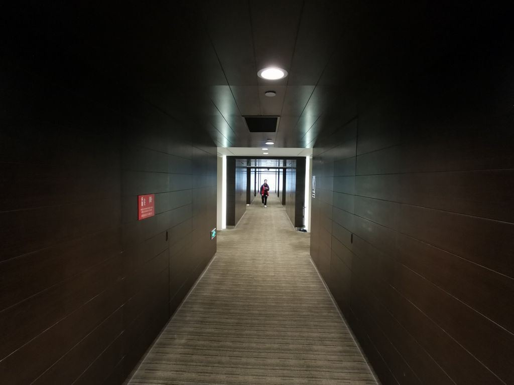 Un corridoio degli alloggi della Duke Kunshan University