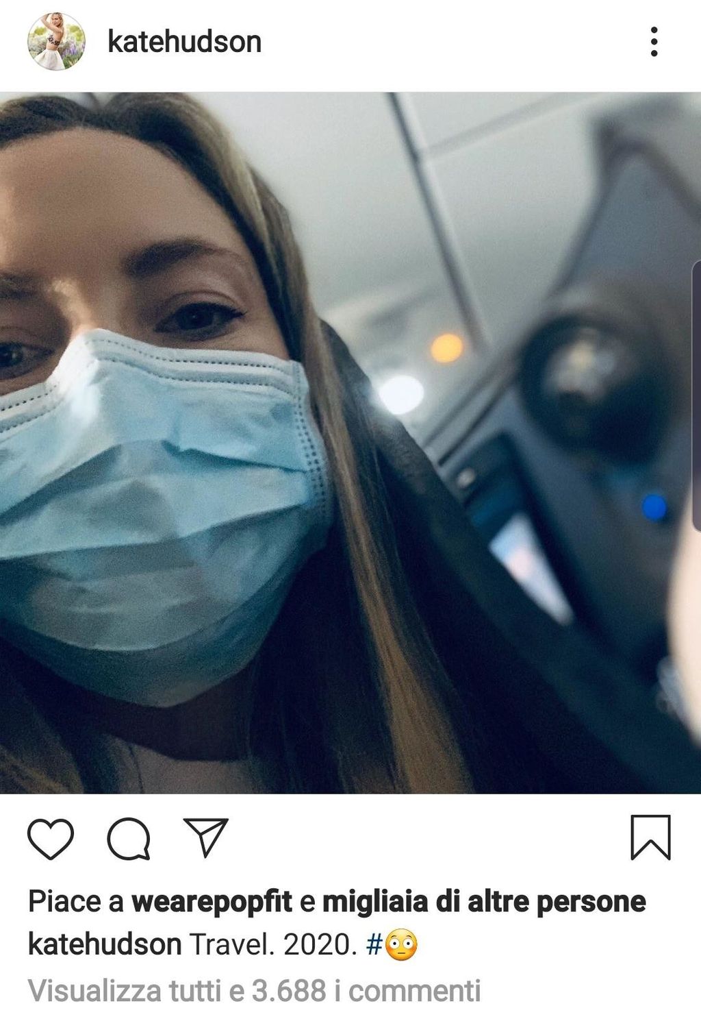 &nbsp;Kate Hudson su Instagram