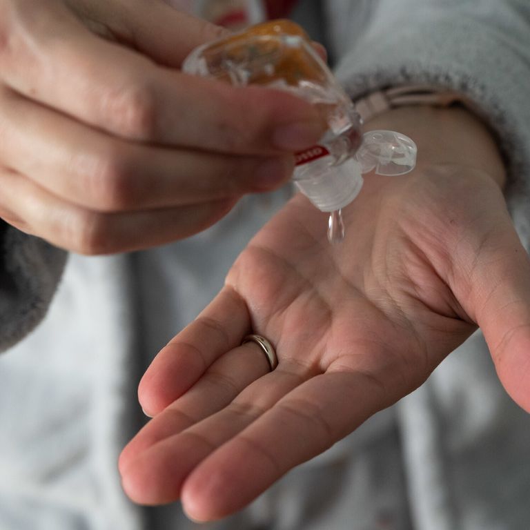 Gel per le mani, coronavirus