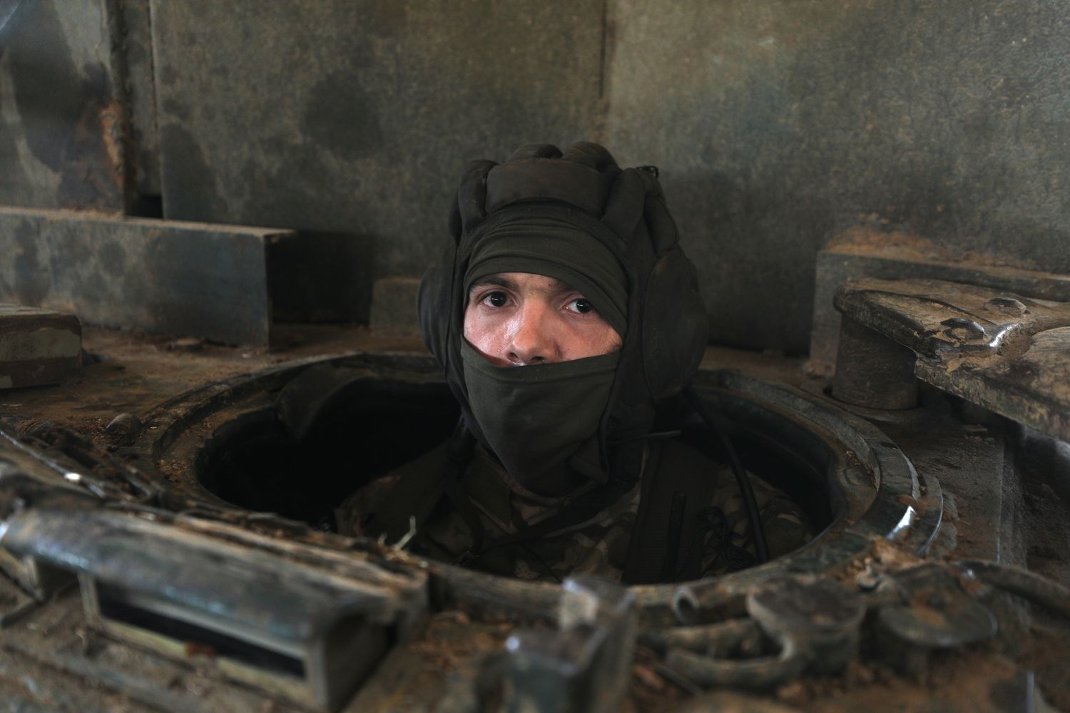 Un carrista dell'Esercito nazionale siriano sostenuto dalla Turchia