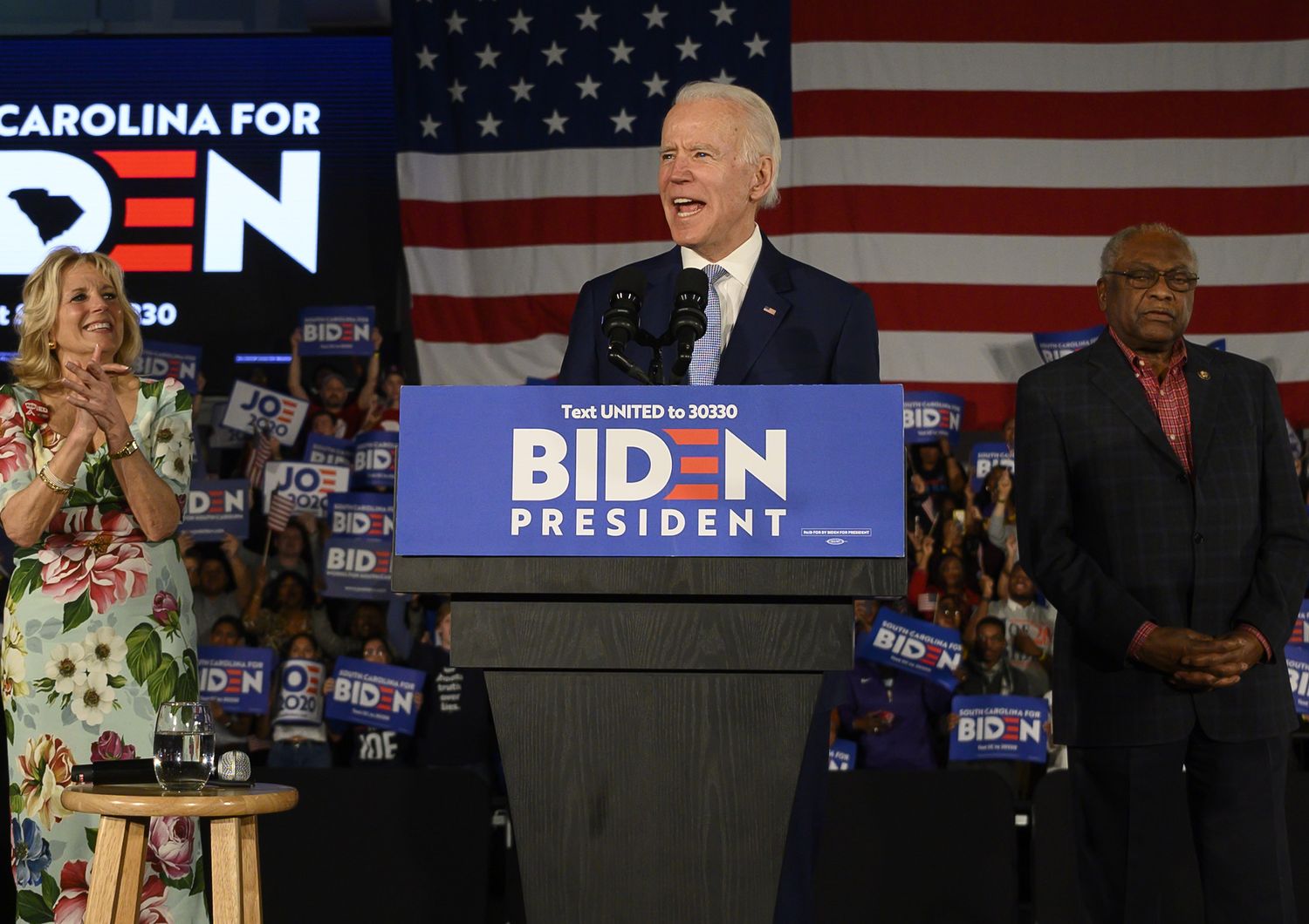 Joe Biden durante la campagna elettorale