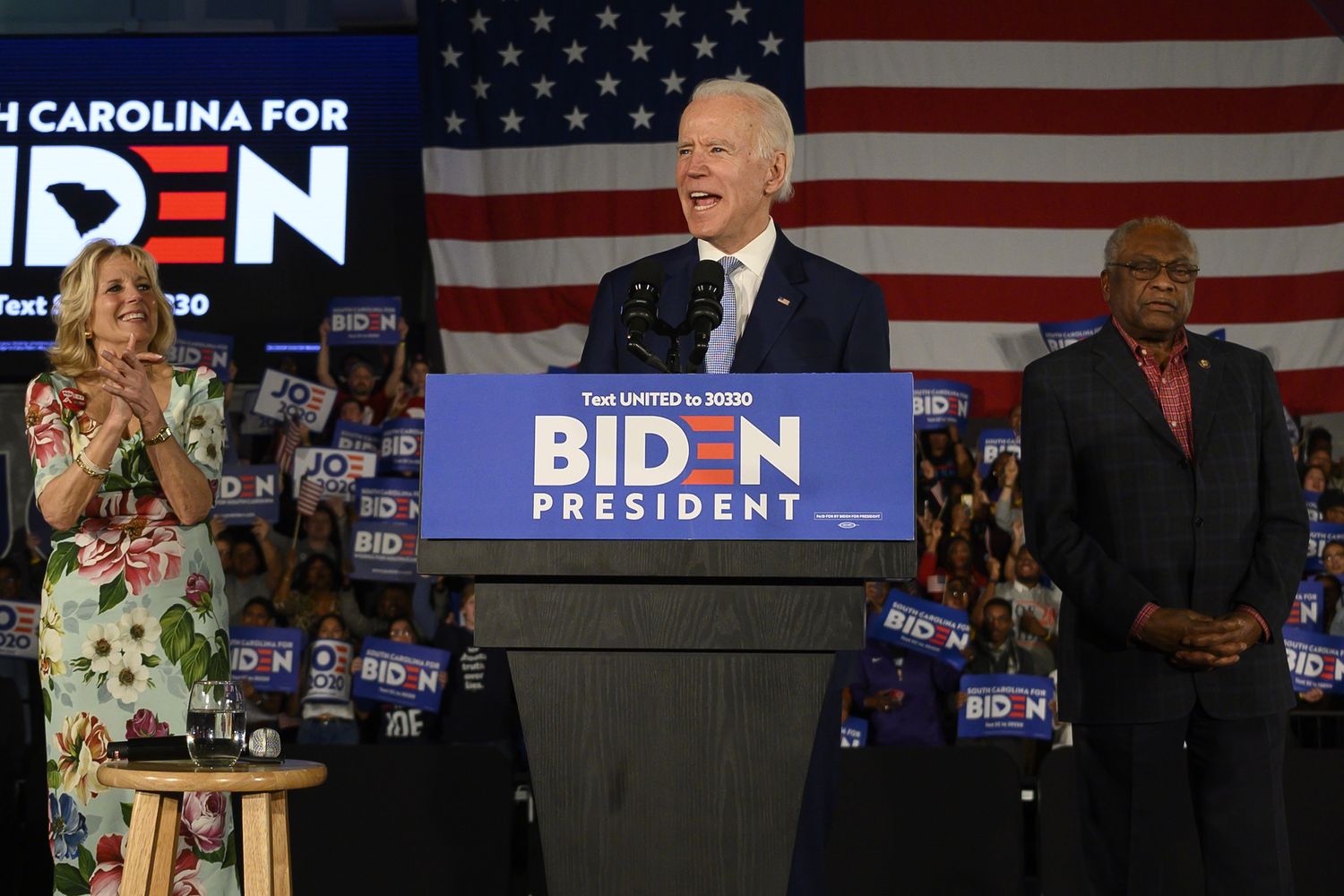 Joe Biden durante la campagna elettorale