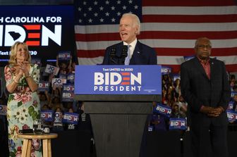 Joe Biden durante la campagna elettorale