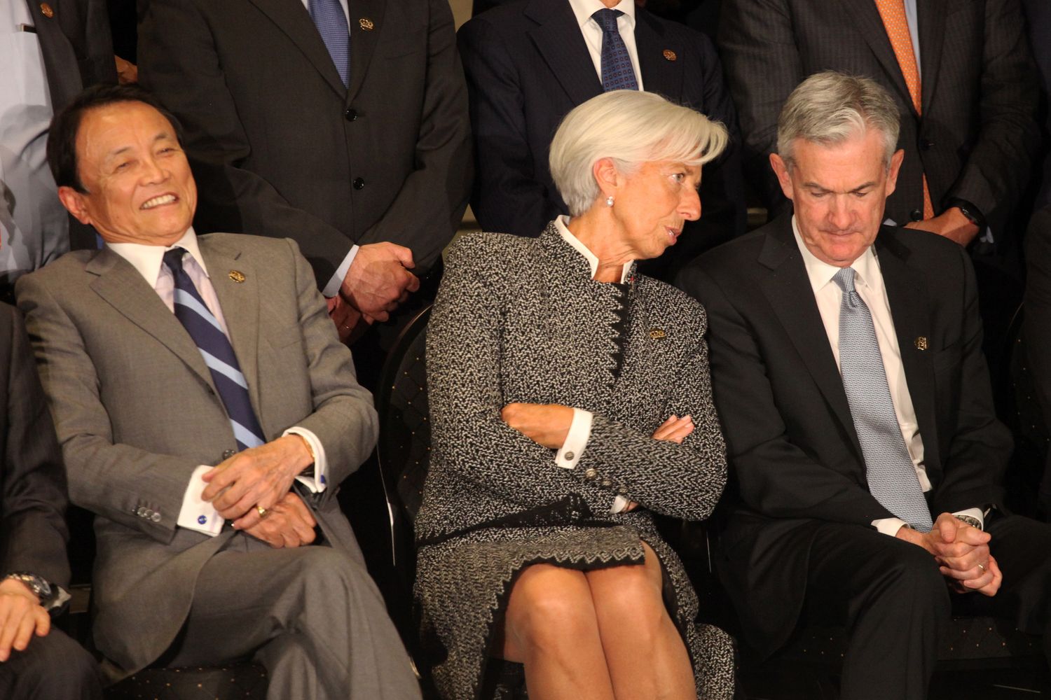 Christine Lagarde e Jerome Powell