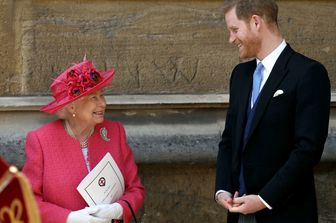 Harry e la regina Elisabetta