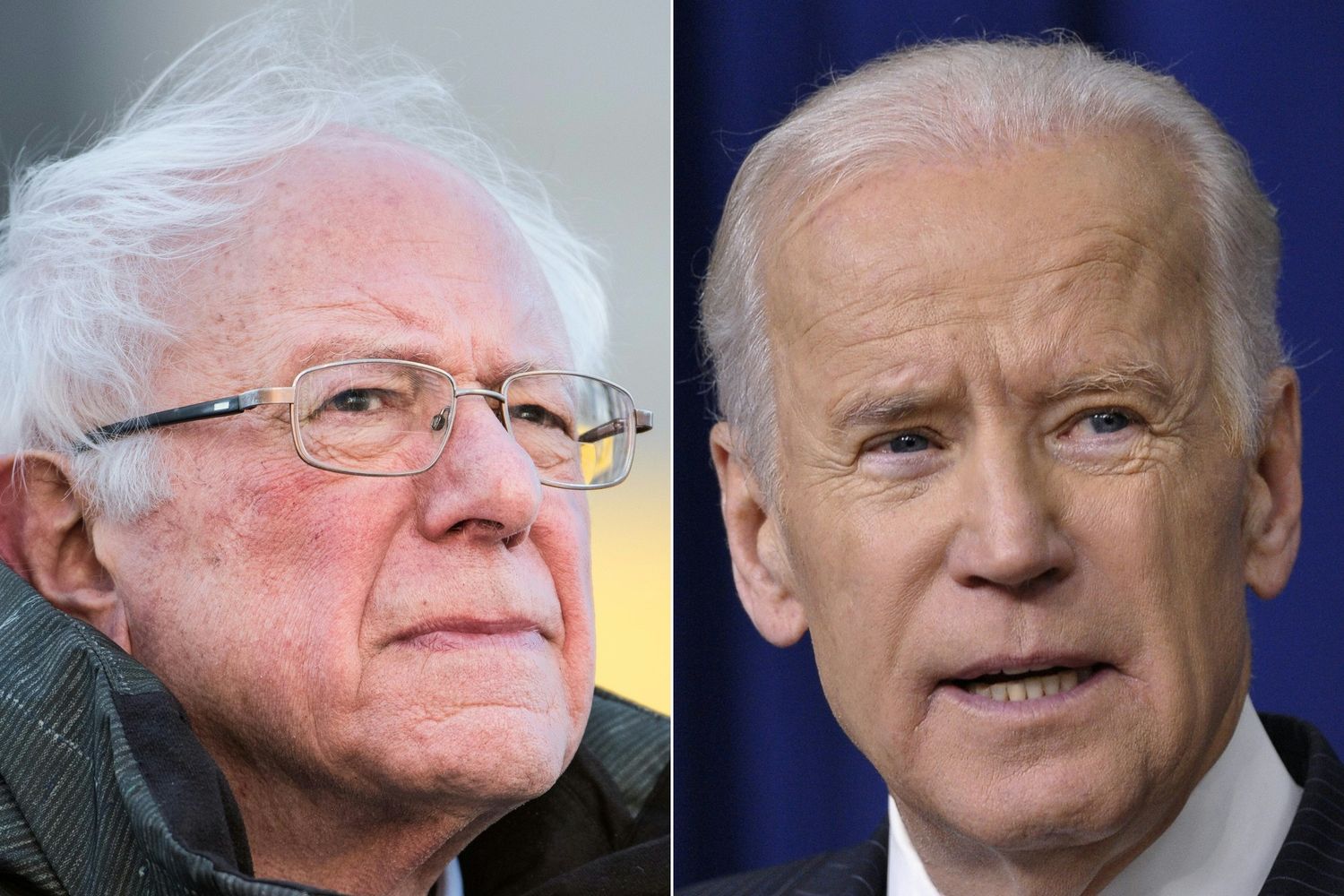 Bernie Sanders e Joe Biden