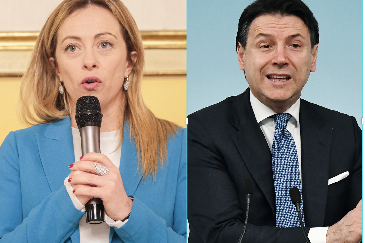 Meloni e Conte