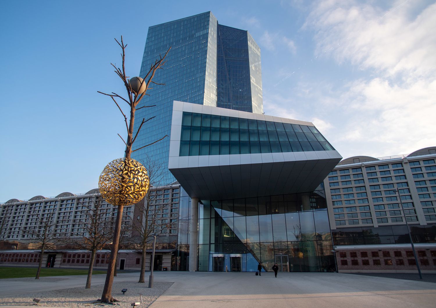 Il quartier generale della Banca Centrale Europea a F4rancoforte