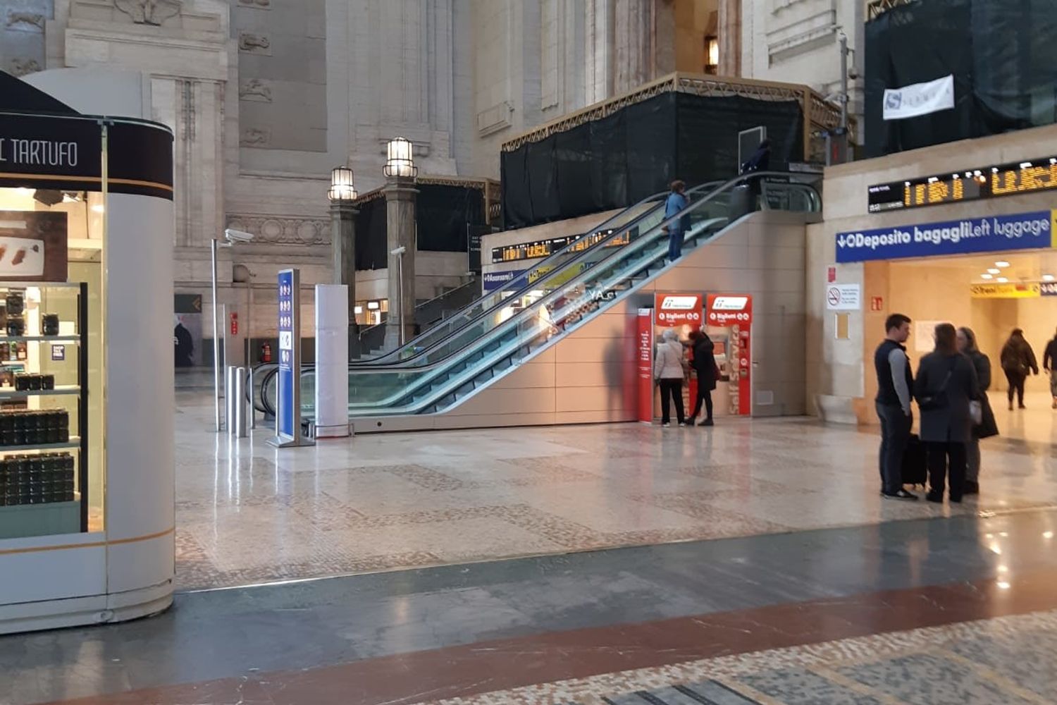 &nbsp;Stazione centrale di Milano domenica pomeriggio 8 marzo