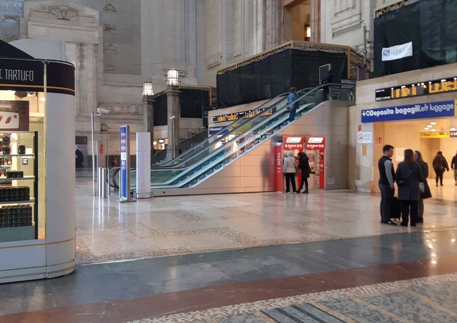 &nbsp;Stazione centrale di Milano domenica pomeriggio 8 marzo