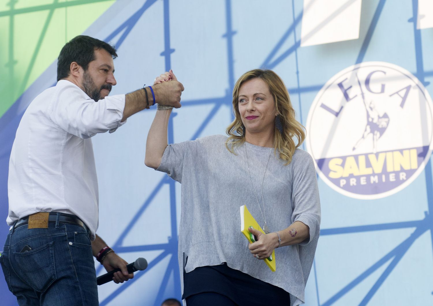 Matteo Salvini e Giorgia Meloni