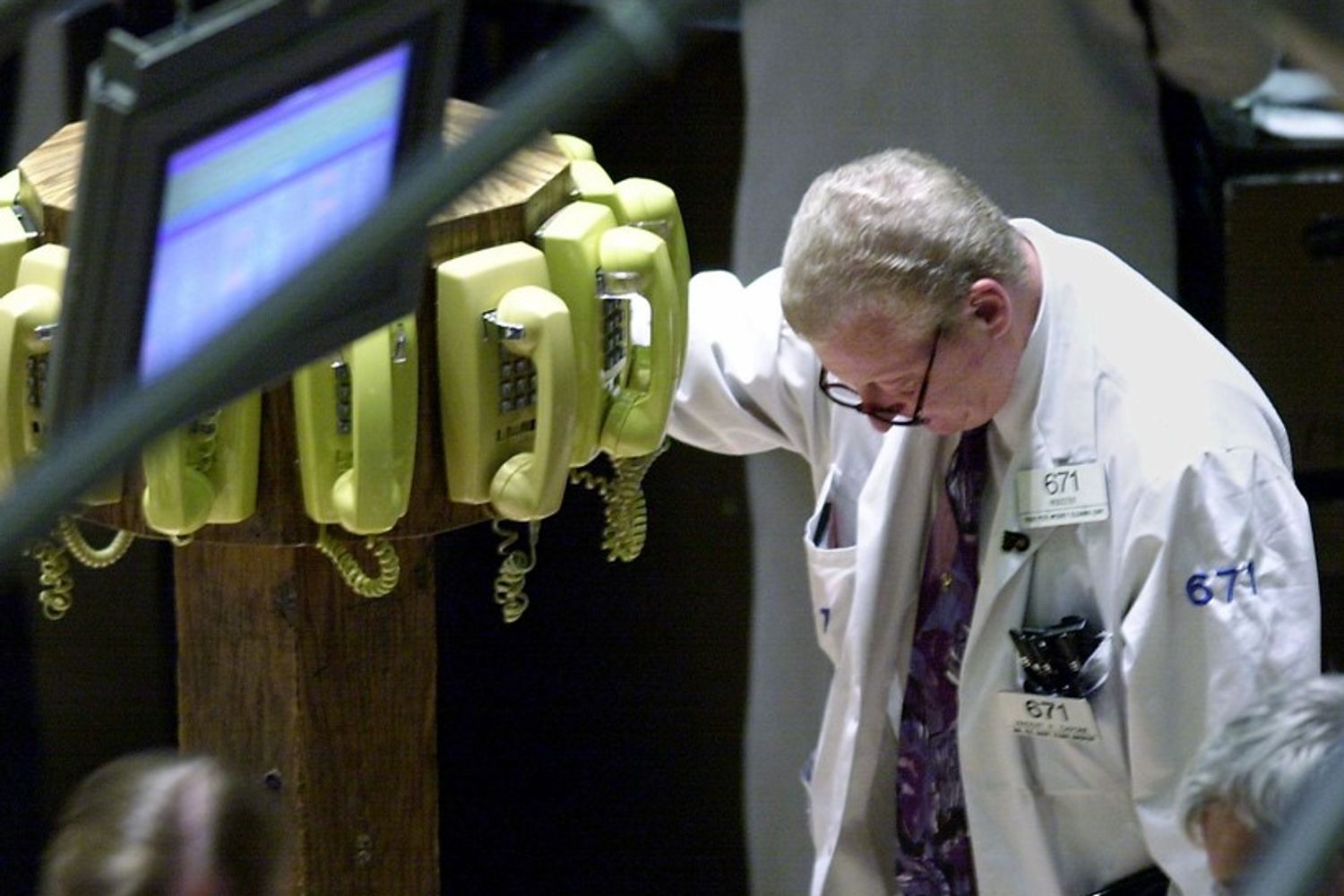 Un trader a Wall Street