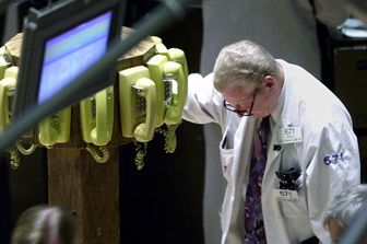 Un trader a Wall Street