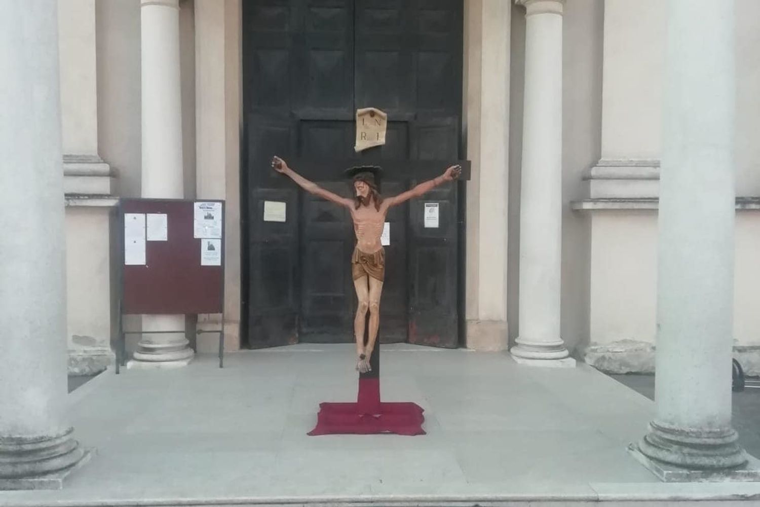 Il crocifisso di Don Camillo a Brescello