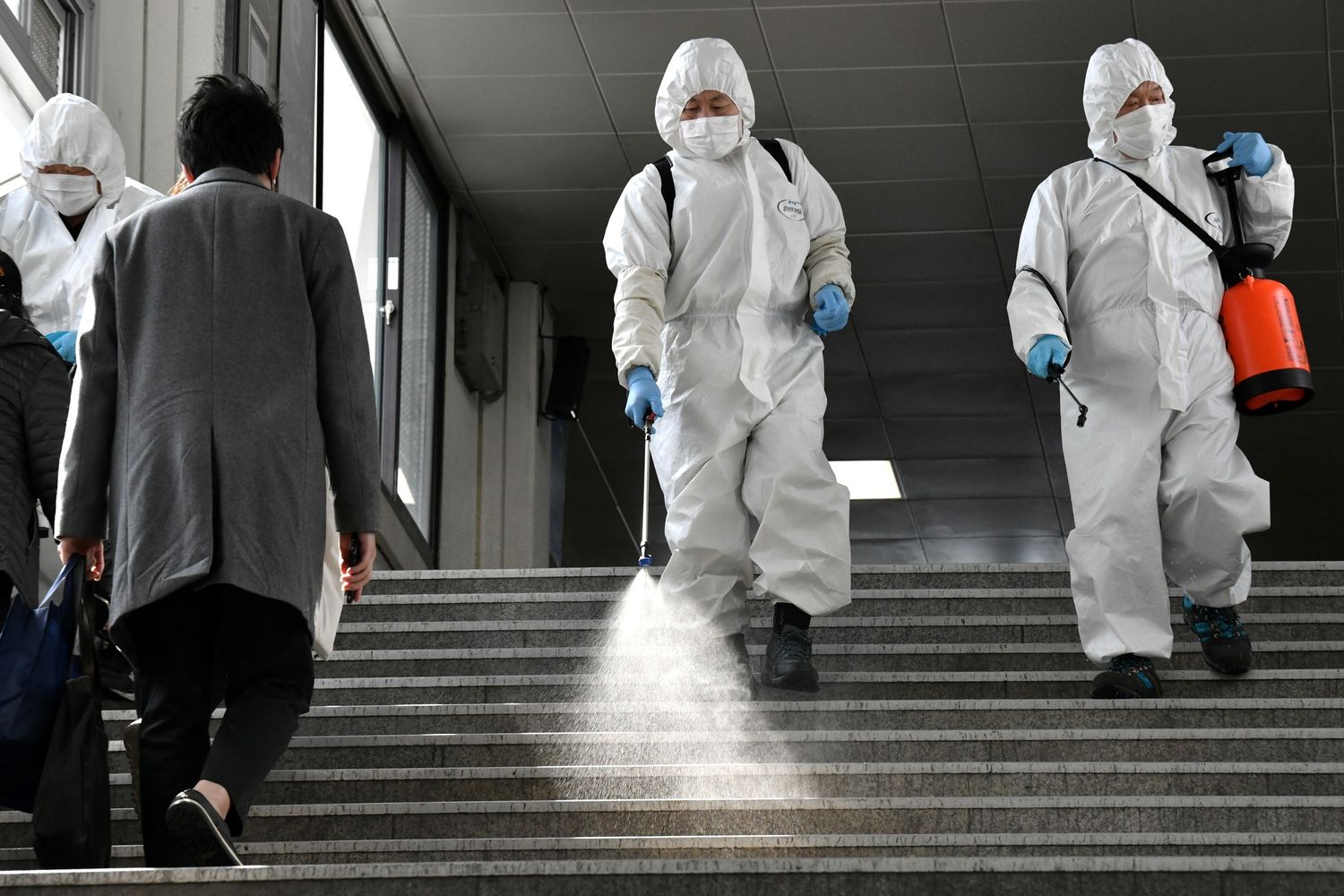 Disinfezione a Seul&nbsp;