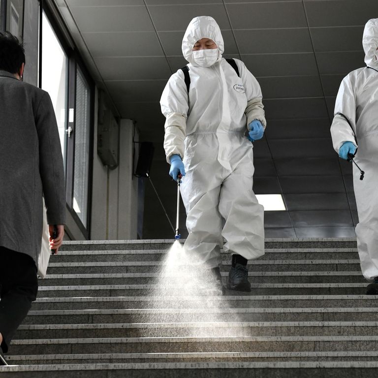 Disinfezione a Seul&nbsp;