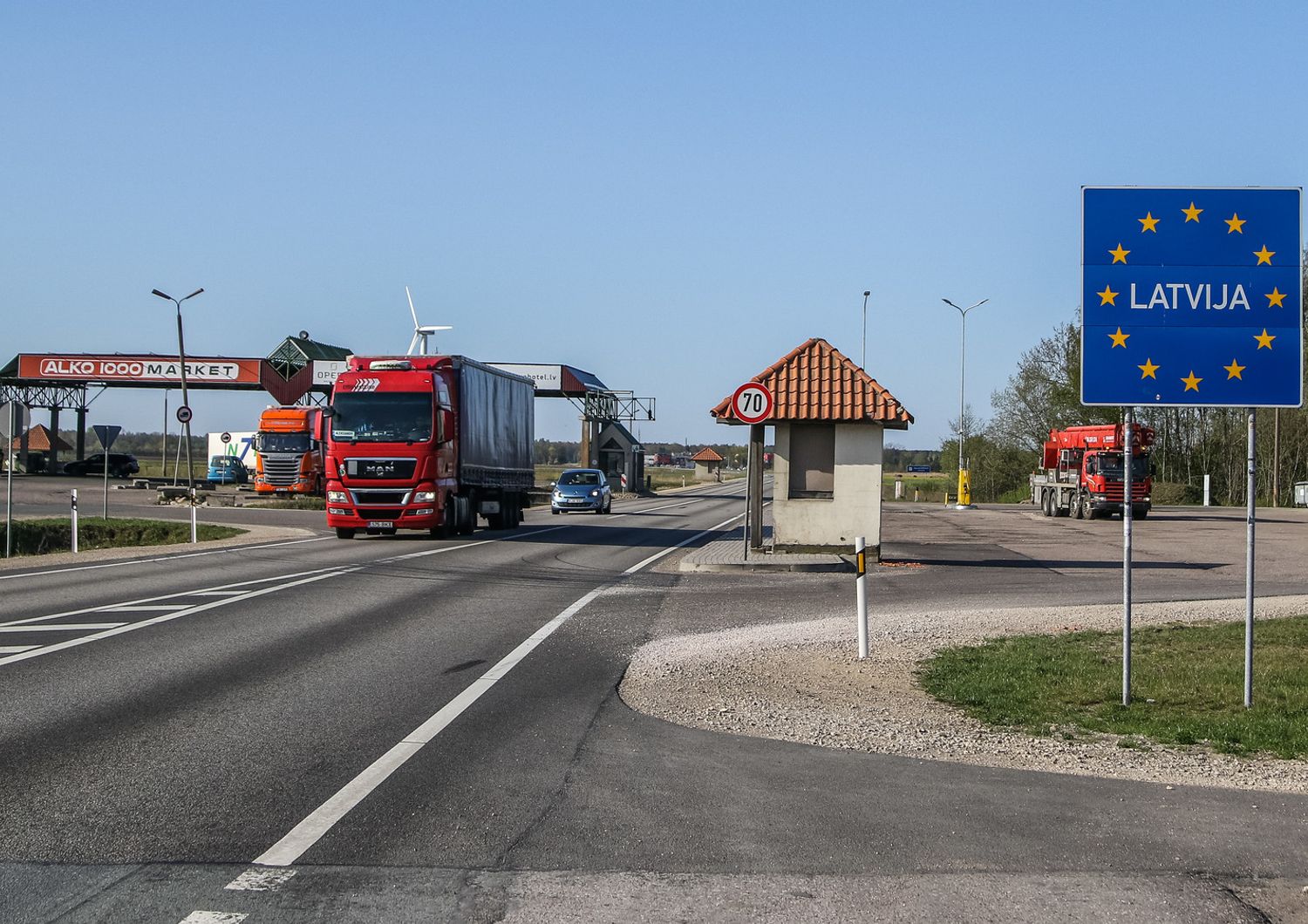 Il confine russo-lettone