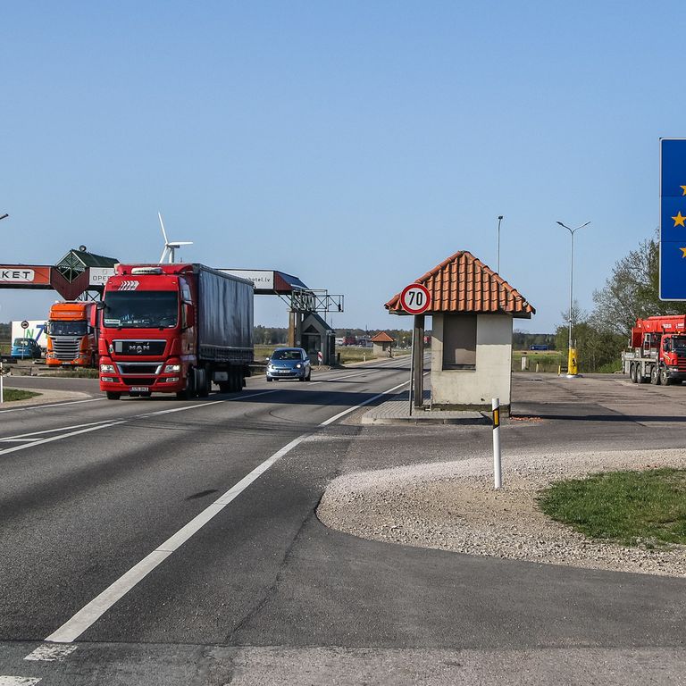 Il confine russo-lettone