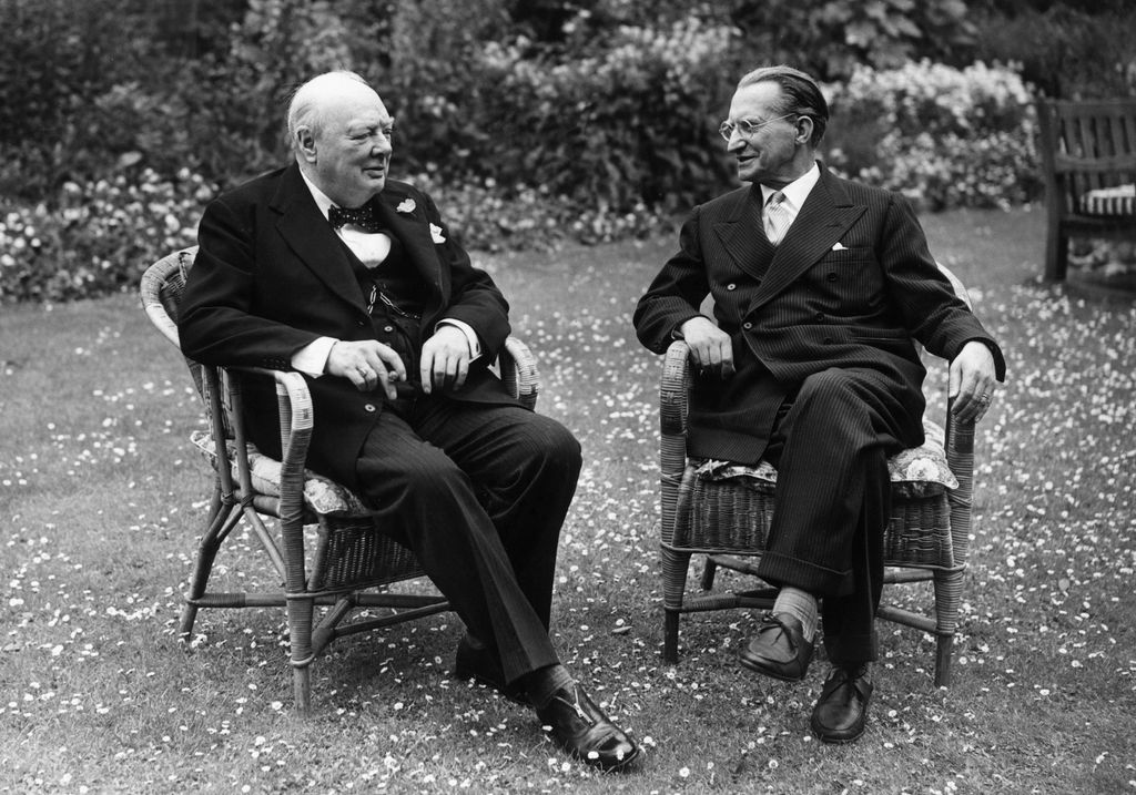 Winston Churchill e Alcide De Gasperi