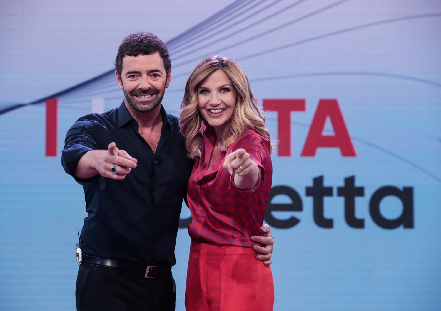 Alberto Matano e Lorella Cuccarini