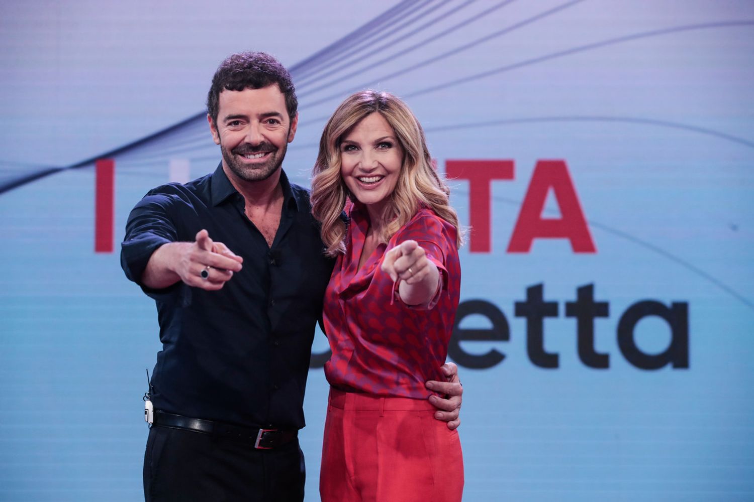 Alberto Matano e Lorella Cuccarini