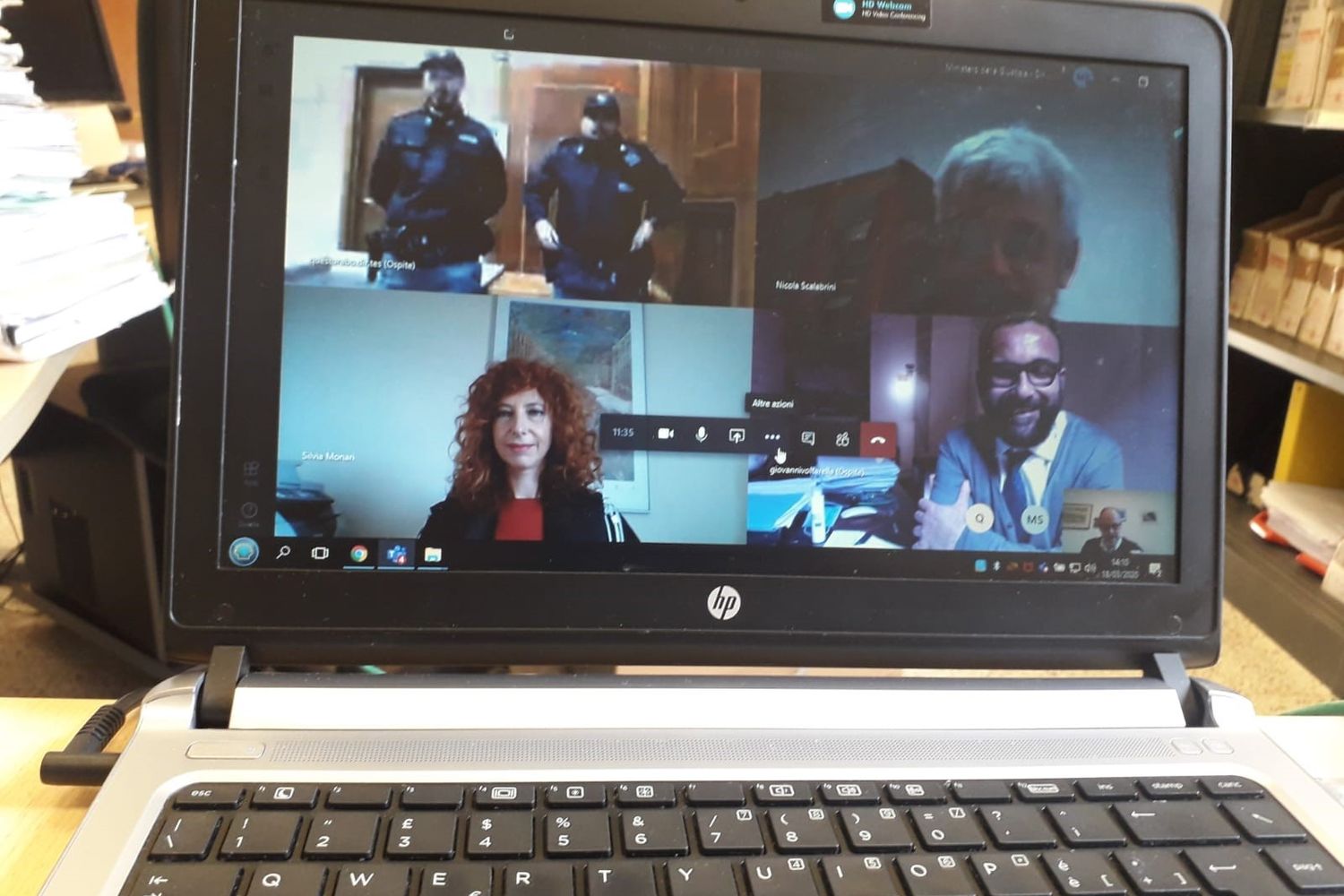 Prima udienza online al tribunale di Bologna&nbsp;