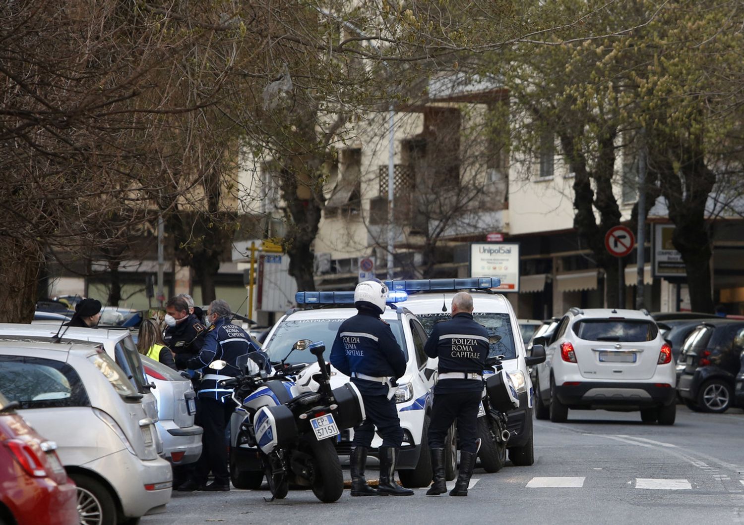 Controlli della municipale a Roma