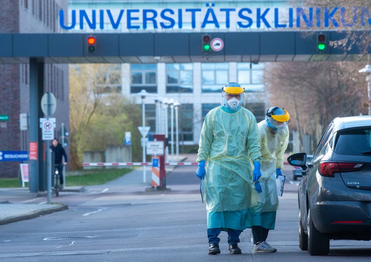 Un ospedale in Germania in piena pandemia