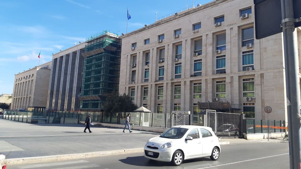 Il Palazzo di giustizia di Palermo