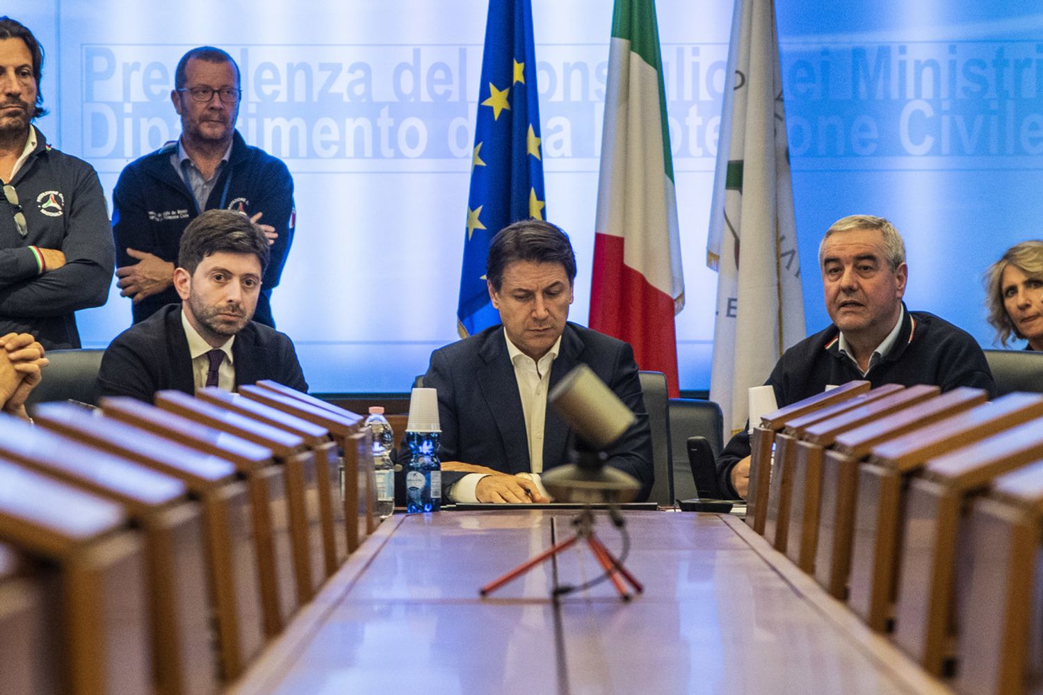 Conte, Borrelli, Speranza