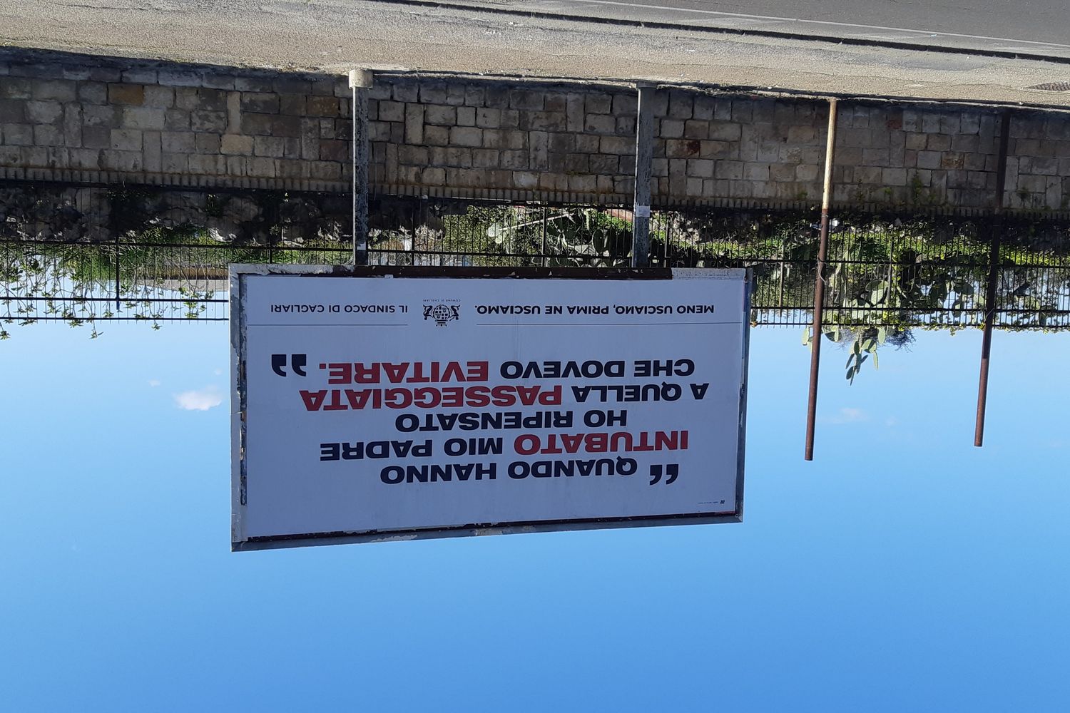 &nbsp;foto manifesti a Cagliari