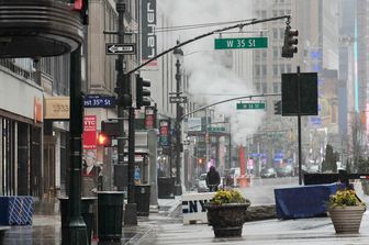 New York in lockdown