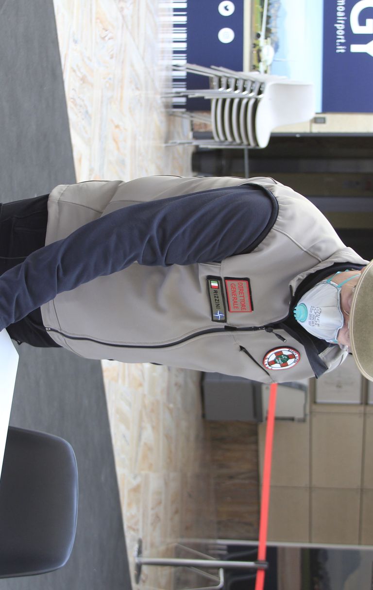 Sergio Rizzini, comandante dell'ospedale degli Alpini