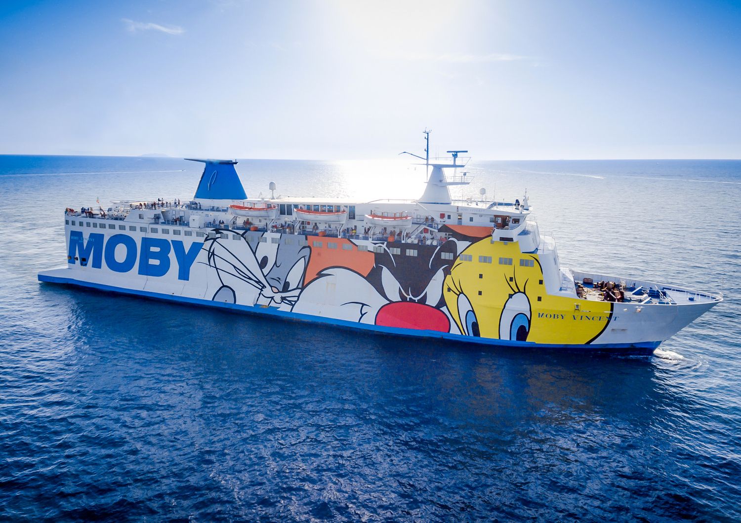 &nbsp;Una nave della flotta Moby