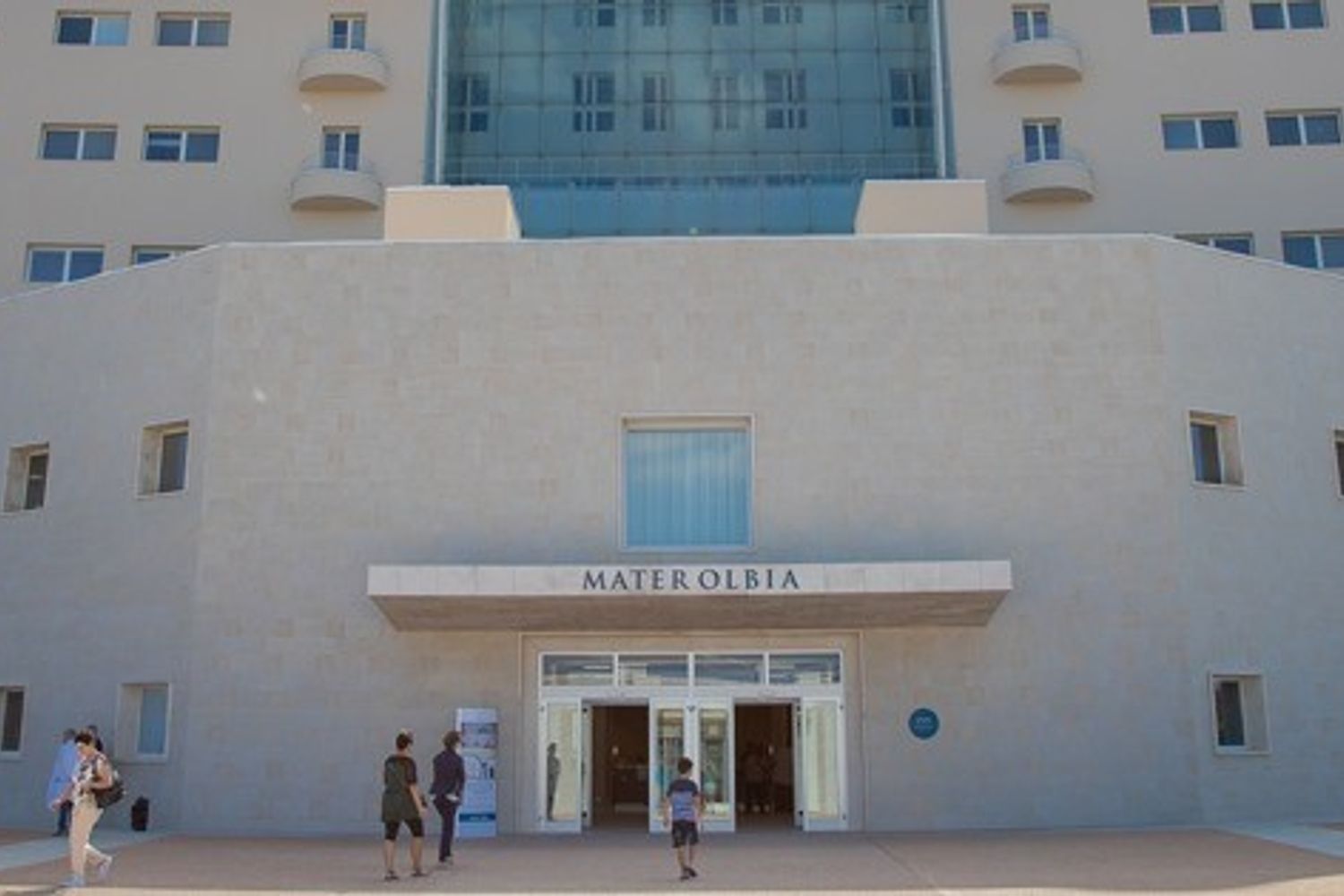 &nbsp;L'ingresso del Mater Olbia
