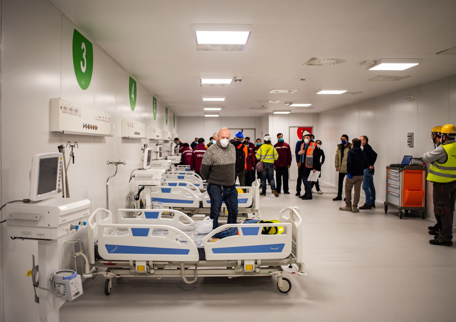 L'ospedale inaugurato alla Fiera di Milano