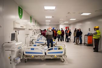 L'ospedale inaugurato alla Fiera di Milano