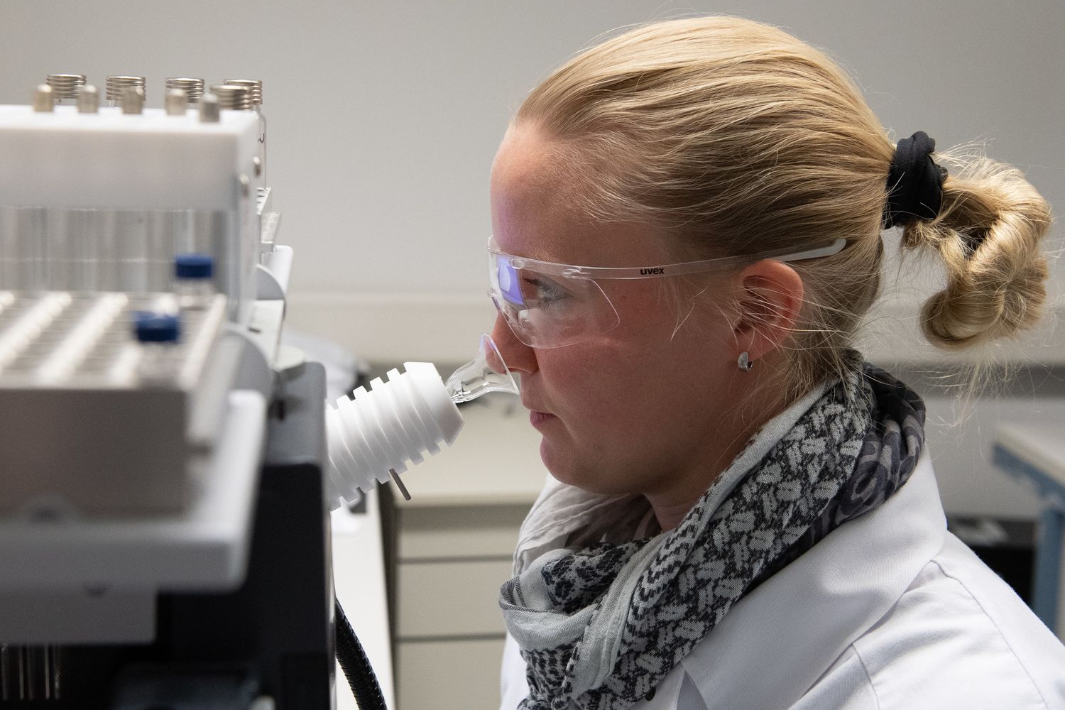 Prova di un gascromatografo&nbsp;