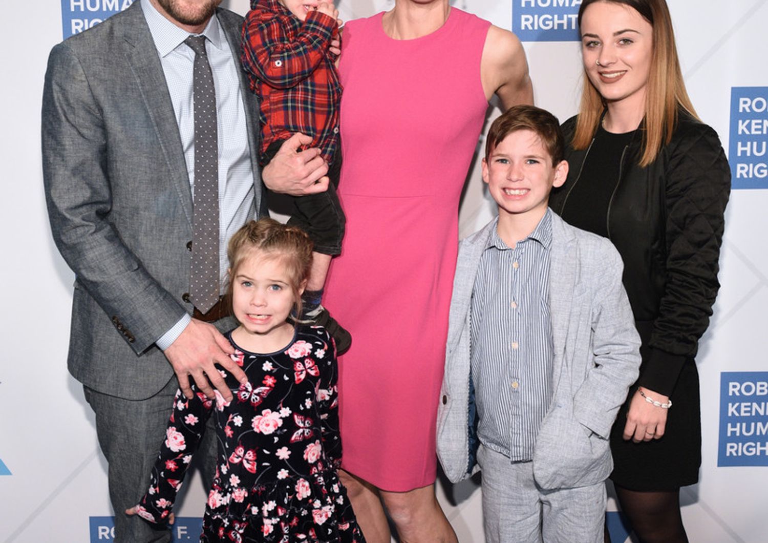 Maeve Kennedy Townsend McKean con la famiglia