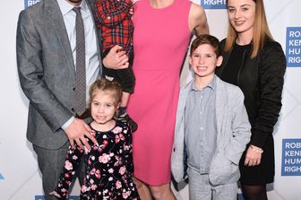 Maeve Kennedy Townsend McKean con la famiglia