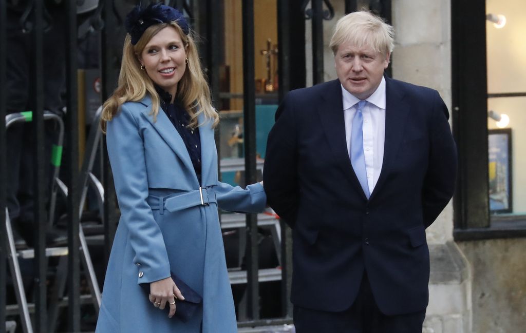 Boris Johnson e la fidanzata Carrie Symonds